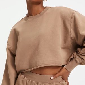 Crop sweatshirt, from Good America